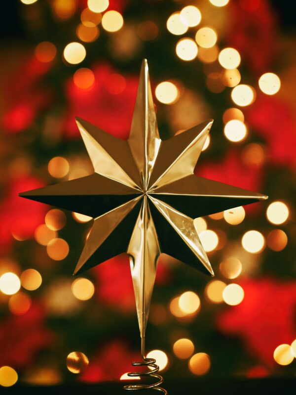 jul stjerne juletræ
